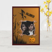 Cadre photo, Sorcière, Cartes Jack o'Lantern (Fleur jaune)