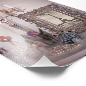 Cadre photo Tour Eiffel vintage (Coin)