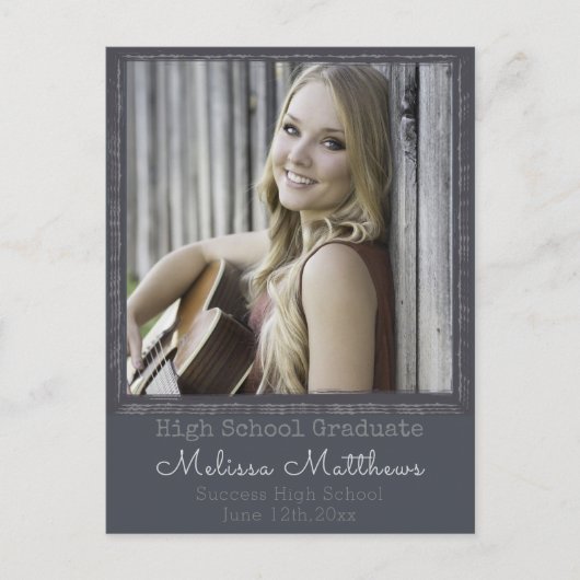 Cadre photo urbain moderne carte de vœux de fin d' (Devant)