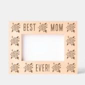 Cadre rose Gravé Pour Les Mères (Recto)
