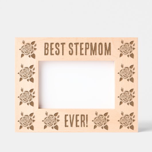 Cadre rose gravé Pour Stepmoms (Recto)