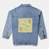 Cadre Rose – Monogramme Jaune Céleste Mariage (Verso)