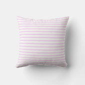 Cadre Rose Monogramme Rayures Lettre Coussin (Verso)