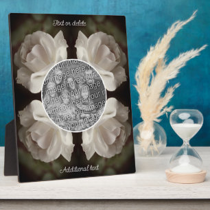 Cadre rose Vintage Créez votre propre plaque photo