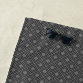Cadre Serviette de plage gris foncé (En situation)