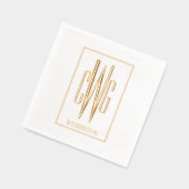 Cadre simple 3 Lettre initiale Monogramme Nom #4 (Gauche)