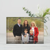 Cadre simple | Carte photo de vacances (Debout devant)