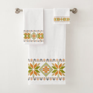 Cadre vectoriel étoilé orange et beige élégant sur