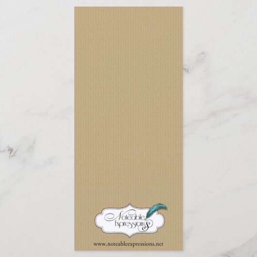 Cadre victorien dans le menu Mariage or (Dos)