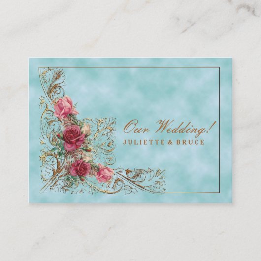 Cadre victorien - Suite Faire-part de mariage (Devant)