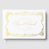 Cadre vintage or mariage écriture classique (Recto)