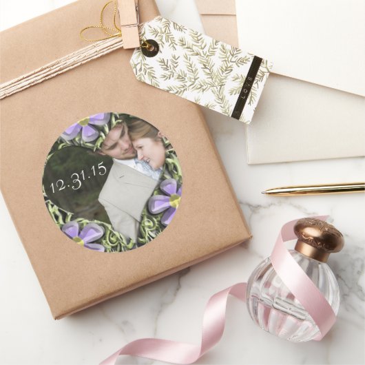 Cadres cardiaques Stickers Mariage de marbre Votre (Cadeaux)