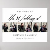 Cadres d'amour : Affiche de bienvenue personnalisé (Devant)