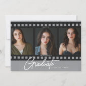 Cadres de cinéma photo moderne Faire-part de diplô (Devant)