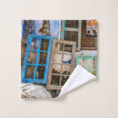Cadres de fenêtre colorés (Gant de toilette)