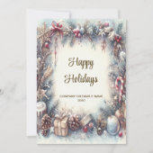 Cadres d'hiver Carte de Noël (Devant)