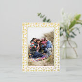 Cadres élégants Gold de Noël Deux vacances photo (Debout devant)