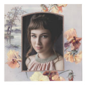 Cadres floraux vintages Cube photo (Droite)