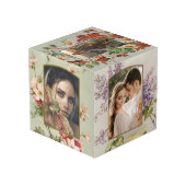 Cadres floraux vintages Cube photo (Angle arrière)