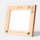 Cadres Gravés 10"x8" Animaux domestiques Mémorial Chien Chat Pât (Gauche)