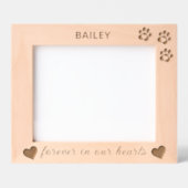 Cadres Gravés 10"x8" Animaux domestiques Mémorial Chien Chat Pât (Recto)