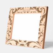 Cadres Gravés 10x8 Feuilles botaniques en gras avec texte person (Gauche)