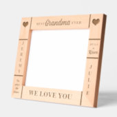 Cadres Gravés 10x8 Meilleur nom de grand-mère (Gauche)