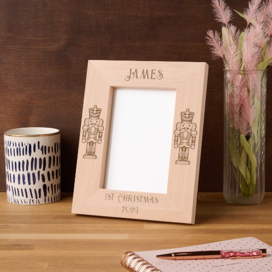 Cadres Gravés 1er Noël de l'enfant (Gauche)