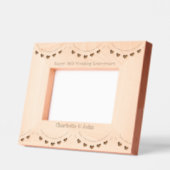 Cadres Gravés 50th Golden Wedding Anniversary Wooden (Gauche)