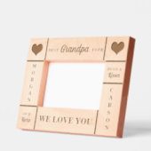 Cadres Gravés 6x4 Meilleur Grand-Père Ever Grand-Enfants (Gauche)