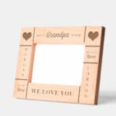 Cadres Gravés 7x5 Meilleur grand-père jamais grand-enfant (Gauche)