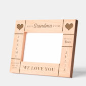 Cadres Gravés 7x5 Meilleure grand-mère jamais grand-enfants (Gauche)