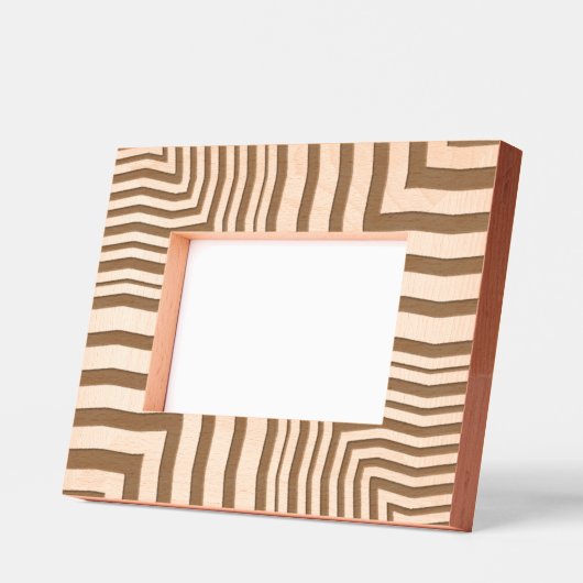 Cadres Gravés Abstrait Moderne Elégant Masculine Cool Fun Trippy (Gauche)