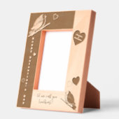 Cadres Gravés Aimer Whispers des bois, Valentines Oiseaux (Gauche)