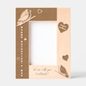 Cadres Gravés Aimer Whispers des bois, Valentines Oiseaux (Recto)