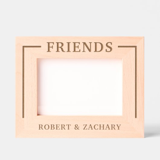 Cadres Gravés Amis (Recto)