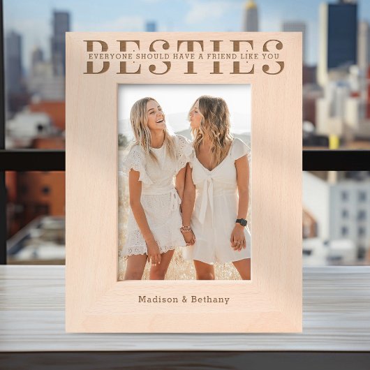 Cadres Gravés Amitié Besties