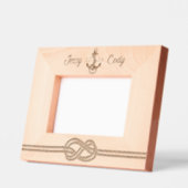 Cadres Gravés Ancre nautique Beachy Personnalisé (Gauche)