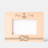 Cadres Gravés Ancre nautique Beachy Personnalisé (Recto)