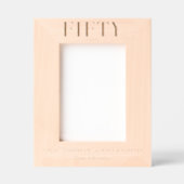 Cadres Gravés Année | Anniversaire Monogramme de jalon (Recto)