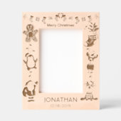 Cadres Gravés Anniversaire unique Cadeaux de Noël Nom personnali (Recto)