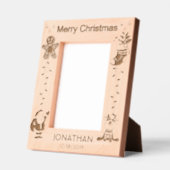 Cadres Gravés Anniversaire unique Cadeaux de Noël Nom personnali (Gauche)