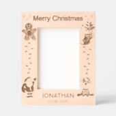 Cadres Gravés Anniversaire unique Cadeaux de Noël Nom personnali (Recto)