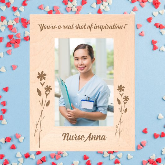 Cadres Gravés Appréciation simple moderne des infirmières Valent