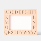 Cadres Gravés Apprentissage moderne simple pour enfants, L'alpha (Recto)