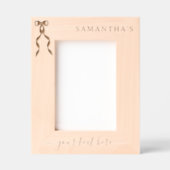 Cadres Gravés Aquarelle fantaisie Noir Bow Formal gravé (Recto)