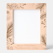Cadres Gravés Arbre de Noël en bois (Recto)