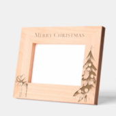 Cadres Gravés Arbre de Noël et cadeau (Gauche)