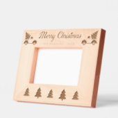 Cadres Gravés Arbre de Noël Joyeux Noël Famille (Gauche)