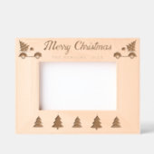Cadres Gravés Arbre de Noël Joyeux Noël Famille (Recto)